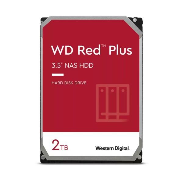 Жесткий диск Western Digital Red Plus 2TB 5400rpm 128MB (WD20EFZX) 3.5 SATA III